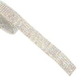 thumbnail image 3 of 6 Rolls Adhesive Rhinestones Cuttable Trim Clothes Supply Dreses Ribbon Delicate for Crafts, 3 of 6