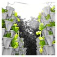 thumbnail image 3 of Vertical Planter Tower Garden, 3 Tiered Planter Stackable Herb Garden Planter with Movable Casters, 3 of 6
