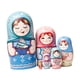 thumbnail image 3 of 6 piezas de muñecas rusas Matryoshka de madera, muñecas anidadas, juguetes coleccionables hechos a mano, arte popular decorativo, adecuado para regalar, decoración del hogar, Estilo C, 3 of 9