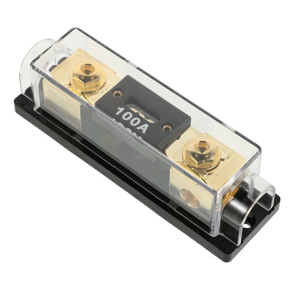 WHAMVOX Waterproof Fuse Box for Car Use with Durable Plastic Material and Safety Features 100A Multi Color