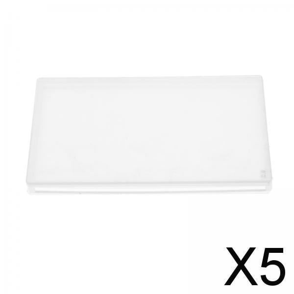 5x 4 Piezas DIY CRAFT Placas de Arena Movediza de Acrílico Placas Vacías de Arena Movediza Material de Arena Movediza Hecho a Mano Arena Movediza Líqu 5 piezas