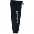 thumbnail image 2 of Champion Sweatpants for Men Big and Tall Cotton Fleece Jogger Sweatpants Black, 2 of 5