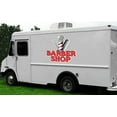 thumbnail image 2 of SignMission 24 in. Barber Shop Concession Decal Sign with Cart Trailer Stand Sticker Equipment, 2 of 3