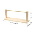 thumbnail image 5 of Craft Ribbon Organizer Ribbon Storage Holder Wood Rack Ribbon Spool Storage Tool, 5 of 10