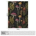 thumbnail image 4 of ARISTURING  Wild Forest Mushrooms Blanket Warm Bed Throws for Sofa and Pet,Ultra Luxurious Warm and Cozy for All Seasons Pets Size, 4 of 6