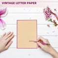 thumbnail image 3 of SHOWERORO 50 Sheets Light Brown Kraft Paper for Writing Letters and Invitations, 3 of 8