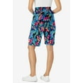 thumbnail image 2 of Woman Within Plus Size Elastic-Waist Knit Short, 2 of 5