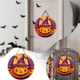 thumbnail image 2 of OVINYER Pumpkin Doorplate Decorations Eye Catching Fun Pumpkin Doorplate Decorations Eye Catching Hanging Farmhouse Doorplate For Hallowmas Party, 2 of 7