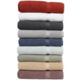thumbnail image 2 of Authentic Hotel and Spa  Herringbone Weave Turkish Cotton Bath Towel (Set of 2) Charcoal Grey, 2 of 5