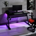 thumbnail image 6 of ACME Dragi Gaming Table with USB Port in Black and Red, 6 of 7