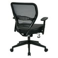 thumbnail image 3 of Professional Dark Air Grid Back Managers Office Chair Black Eco Leather Seat, 3 of 3