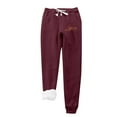 thumbnail image 2 of LSLJS Women's Love Printing Leggings with Elastic Drawstring Pockets Thick Warm Pants, 2 of 8
