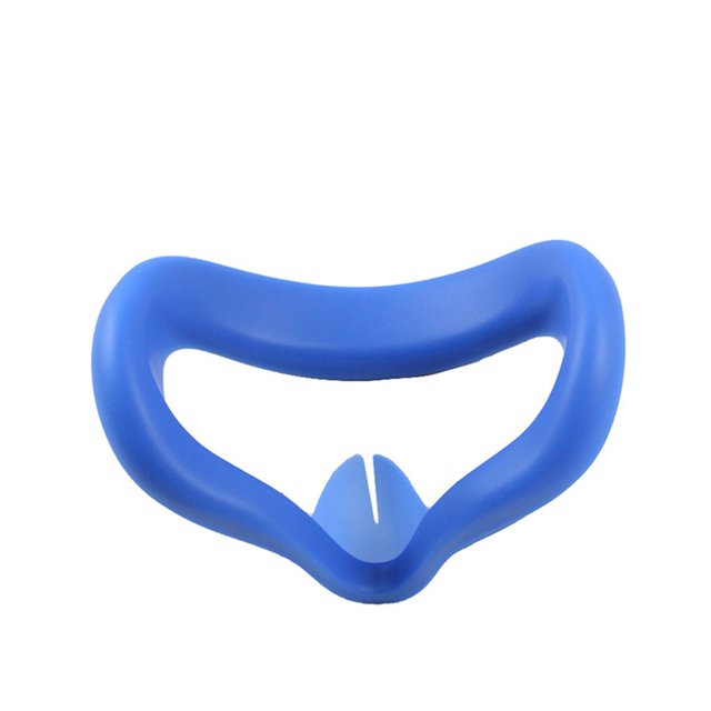 Almohadilla de silicona para ojos Compatible con Oculus Quest 2 VR, resistente al sudor, cubierta de silicona a prueba de luz, almohadilla para ojos