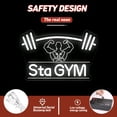 thumbnail image 6 of UPONRAY Barbell Custom Neon Signs, Usb Powered with Adjustable Brightness Wall Decor for Gifts, Cool White, 14 inch, 6 of 8