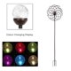 thumbnail image 3 of hilandero de viento de yarda solar doble Giratorio Iluminación LED multicolor con energía solar Escultura de Magideal hilandero de viento de yarda, 3 of 8