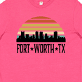 thumbnail image 4 of Inktastic Fort Worth Texas Skyline Retro Youth T-Shirt, 4 of 5