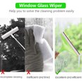 thumbnail image 3 of 3pcs Window Shower Rubber Squeegees, Car Glass Squeegee Cleaner, Rustproof Portable Hand Held Wiper Cleaning Tools with Hanging Hole for Shower Doors, Bathroom, Kitchen, Window, Glass, 3 of 8