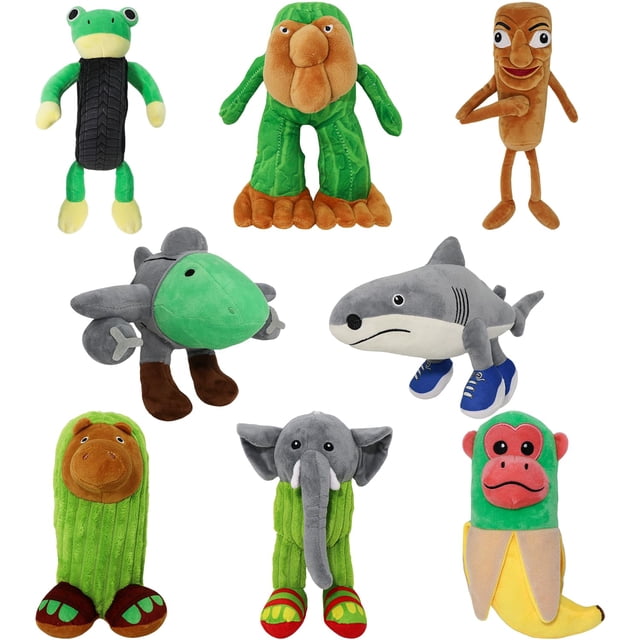 Juguetes de peluche Tung Tung Sahur TBKETR de 40 cm, paquete de 8