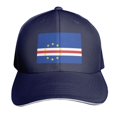 thumbnail image 7 of Unisex Sandwich Bill Hat Cape Verde Flag Baseball Cap Trucker Cap, 7 of 7