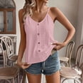 thumbnail image 6 of Womens Breathable Cami Tops Eyelet Lace V Neck Tank Tops Sleeveless Summer Vacation Casual Camisole S, 6 of 9