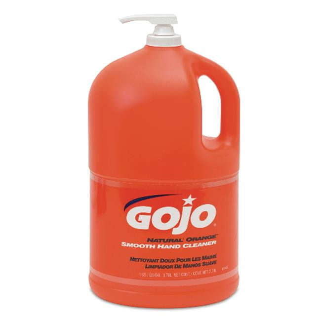 Gojo&reg;, GOJ094504, NATURAL* ORANGE Smooth Hand Cleaner, 1 Each, Orange, 1 gal (3.8 L)