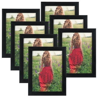 Juvale 50-Pack 4x6 Paper Picture Frames - DIY Black Photo Mats for  Inserting and Displaying Memorable Documents, Wall Decorations - Ideal for  4x6 Inches Inserts 