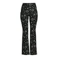 thumbnail image 5 of No Boundaries Juniors Print Flare Pants, 32" Inseam, Sizes XS-XXXL, 5 of 5
