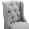 thumbnail image 5 of Baronet Tufted Button Upholstered Fabric Counter StoolLight Gray, 5 of 7