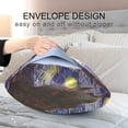 thumbnail image 5 of GZHJMY Van Gogh The Starry Night Satin Pillowcase for Hair and Skin Silk Pillowcase, Queen Size(20x30 inches) - Slip Cooling Satin Pillow Covers with Envelope Closure, 5 of 7