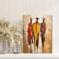 thumbnail image 2 of Cowboy Horse Riding Abstract Art Painting， Canvas Print， Wall Art， Home Decor， Suitable for Living Room， Bedroom， Office， Hotel， Restaurant., 2 of 8