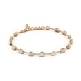 thumbnail image 2 of ANGARA IGI Certified Multi-Shape Lab Grown 1 Ct Diamond Station Bracelet for Women in 14K Rose Gold (Size-4.1mm| Color-F-G| Clarity-VS) | Anniversary, Jewelry Gift for Women | Diamond Bracelet, 2 of 6