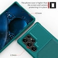 thumbnail image 3 of Cowithday Galaxy S22 Ultra 5G Wallet Case, RFID Blocking Card Holder Slot Kickstand Magnetic Button Women Men Heavy Duty Shockproof Rugged Back Case Cover for Samsung Galaxy S22 Ultra 5G 2022, Green, 3 of 7