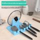 thumbnail image 5 of Silicona Para Vajilla De 6 Ranuras, Reposapiés Para Cuchara Resistente Al Calor Con Soporte Para Tapa De Olla Para Utensilios De Cocina Scienceny HA040998-01, 5 of 6