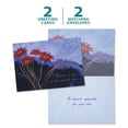 thumbnail image 5 of Tree-Free Greetings Sympathy Greeting Card 2 Pack, 100% Recycled Paper, 5 x 7, Sympathy in Lavender (GT69272), 5 of 5