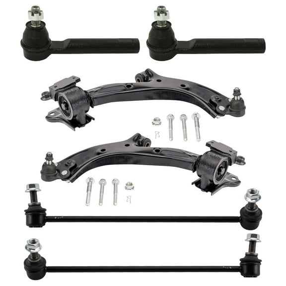TRQ Front Control Arms Tie Rods Links Kit Fits 2013-2018 Acura RDX PSA27157
