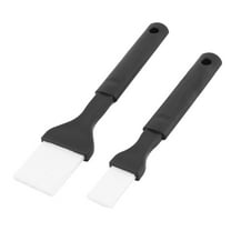 Unique Bargains Family Outdoor Plastic Pastry Barbecue Grilling Sauce Oil Basting Brush 2 in 1
