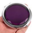 thumbnail image 4 of WEAVILUX Espejo De Mano Morado Doble Con Metálico Para Uso En Casa Y Viaje, 4 of 6