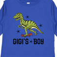 thumbnail image 4 of Inktastic Gigi Boy Dinosaur Grandson Boys Long Sleeve Toddler T-Shirt, 4 of 5