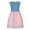 Blue, variant on Elainilye Fashion Toddler Girls Dresses Summer Clothes Kid Birthday Party Princess Dress Mesh Sequin Skirt, Sizes 18M-6Y