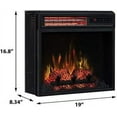 thumbnail image 3 of ClassicFlame 18-In SpectraFire Infrared Electric Fireplace Insert - 18II332FGL, 3 of 3