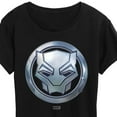 thumbnail image 3 of Marvel Black Panther - Circle Logo - Women's Short Sleeve Graphic T-Shirt, 3 of 5
