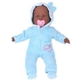 thumbnail image 4 of Muñeca bebé renacida BuyWeek de 16 pulgadas realista negra, 4 of 14