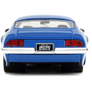 Big Time Muscle Chevron 1:24 1972 Pontiac Firebird Die-Cast Car, Toys for Kids and AdultsBlue(Selections May Vary)