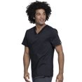thumbnail image 3 of Cherokee Workwear Revolution Tech Men Scrubs Top V-Neck WW760AB, 3 of 5