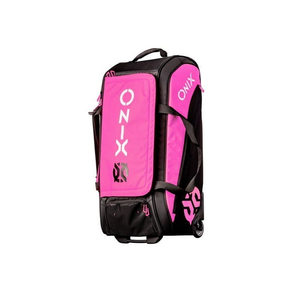 ONIX Pickleball Pro Team Wheeled Duffel Bag — Pink/Black