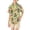 0-Light Green841, variant on Hienoo Toddler Boys Summer Beach Shirt Trendy Dinosaur Print Breathable Button Down Shirt