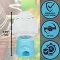 thumbnail image 3 of Easter Themed Candy Dispenser, 5.875in. Easter Egg with Blue Base Mini Gumball Machine Candies Chocolates Container Kids Birthday Party Gourmet Favor Decor Gift Toy Set of 1 & CUSTOM Storage Carrier, 3 of 7