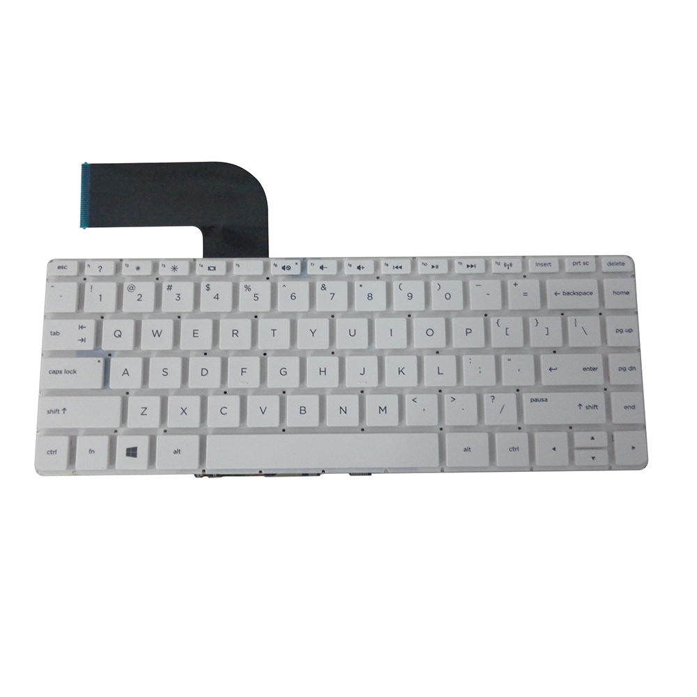 Keyboard for HP Pavilion 14V 14TV 14ZV Laptops White Version