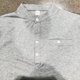 thumbnail image 5 of pstuiky camisas de manga larga para hombre, Camisa informal de sarga de color liso con cuello alto y bolsillos abotonados para hombre Tops casuales para hombres m, 5 of 8