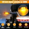 thumbnail image 4 of 2Pcs Motorcycle Turn Signal Light Compatible with F700 GS 2012-2016 Bright Motorbike Blinker 12V 10W Waterproof Front Motorcycle LED Indicator Flash Light for Motorcycle, 4 of 10
